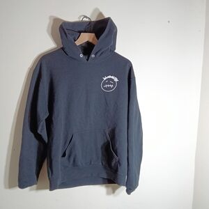 Stylish Black Hoodie with Unique Logo